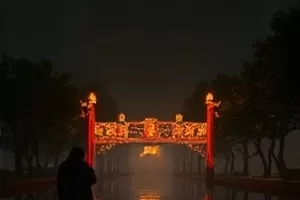 文艺片《青苔来信》剧照，石阶上的青苔与信封